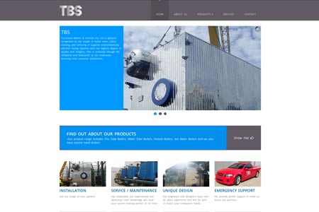 Manufacturing Business Website Design