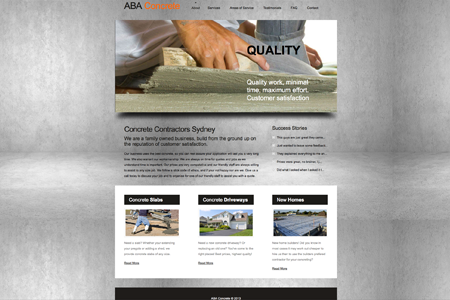 Concrete Business website